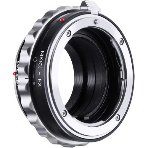  K&F Concept Camera Lens Adapter Ring Compatible with AI G AF-S Mount Lens to Fuji FX X-Pro1 XT4 X-M1 X-A1 X-E1 Adapter