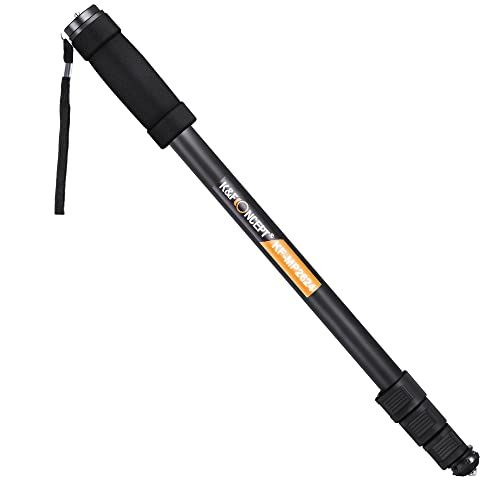  Camera Monopod,K&F Concept 4-Section 67/171CM Compact Portable Travel DSLR Monopod Unipod Stand Walking Trekking Stick Aluminum Alloy Lightweight SLR Cameras Camcorder Video