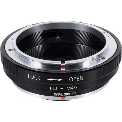  K&F Concept Lens Mount Adapter Ring Compatible with Canon FD Lens to Micro Four Thirds M4/3 Olympus Pen and Panasonic Lumix Cameras