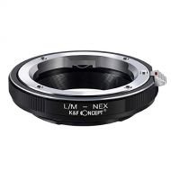 K&F Concept LM to NEX Adapter Compatible with Leica M Lens to Sony Alpha Nex E-Mount Camera Lens Mount Adapter