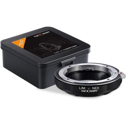  K&F Concept LM to NEX Adapter Compatible with Leica M Lens to Sony Alpha Nex E-Mount Camera Lens Mount Adapter