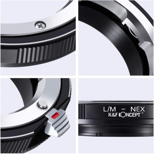  K&F Concept LM to NEX Adapter Compatible with Leica M Lens to Sony Alpha Nex E-Mount Camera Lens Mount Adapter