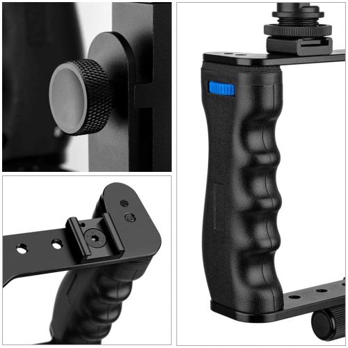  K&F Concept Phone Camera Stabilizer for Video Recording Professional Video stabilizers, Filmmaking Case Phone Video Stabilizer Grip Tripod Mount for Videomaker Film-Maker Video-Gra