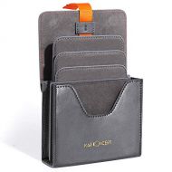 K&F Concept Lens Filter Case, Leather Carrying Filters Bag Pouch For Square ND CPL etc Filters up to 100x100mm