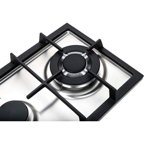  [아마존베스트]K&H Domino Stainless Steel Gas Wok Burner Natural Gas 2Z-KHSSW