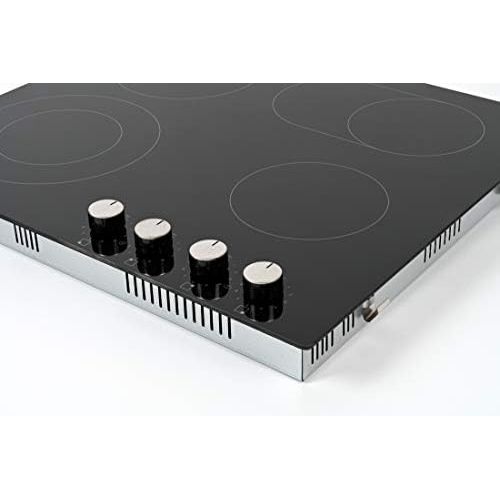  [아마존베스트]K&H CK-7206K 4 Zone Glass Ceramic Hob with Toggle Control 59 cm Electric Autark Frameless