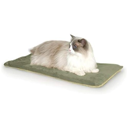  K&H PET PRODUCTS K&H Manufacturing KH ThermoKitty Mat Sage (12.5 x 25)