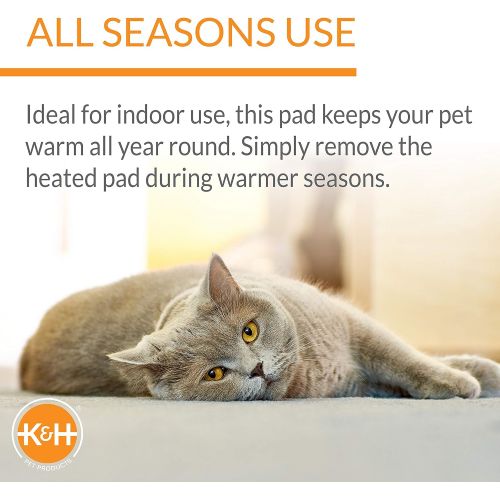  K&H PET PRODUCTS K&H Manufacturing KH ThermoKitty Mat Sage (12.5 x 25)