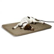 K&H PET PRODUCTS Lectro-Soft Outdoor Heated Pet Bed Tan