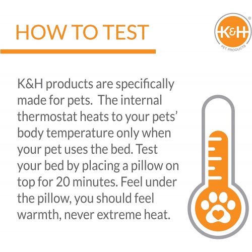  K&H PET PRODUCTS Lectro-Soft Outdoor Heated Pet Bed Tan