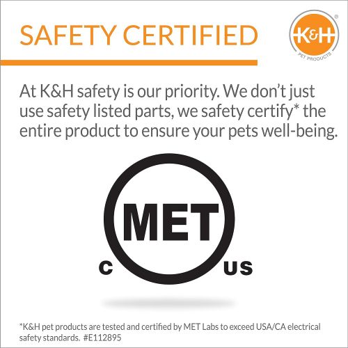  K&H Pet Products Thermo-Peep Heated Pad Tan 9 x 12 25W