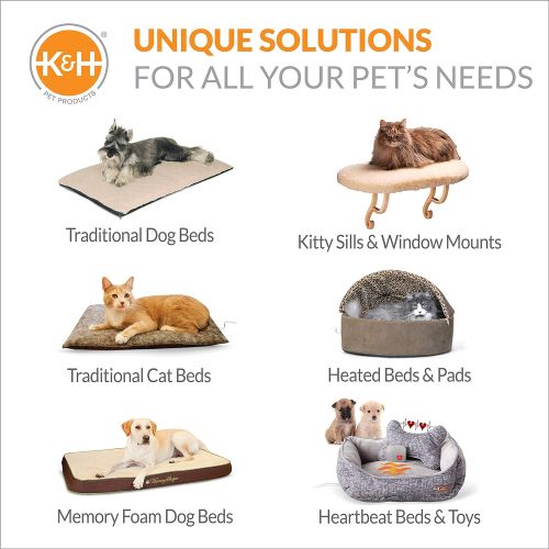  K&H Pet Products Thermo-Peep Heated Pad Tan 9 x 12 25W