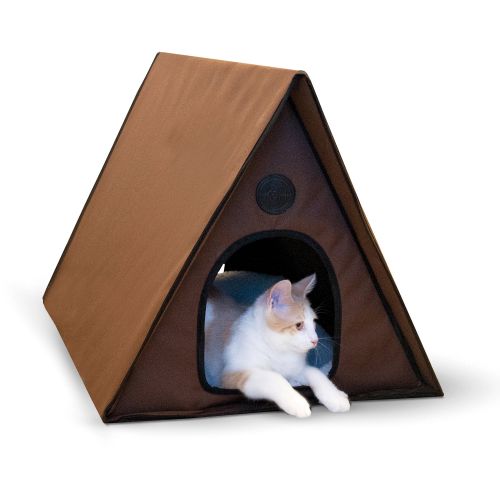  K&H Pet Products K&H Outdoor Multi-Kitty A-Frame (Heated or Unheated)