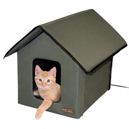  K&H Pet Products Outdoor Kitty House Cat Shelter (Heated or Unheated)