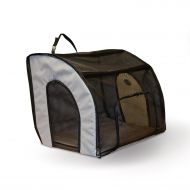 K&H Pet Products Travel Safety Carrier for Pets - Gray/Black