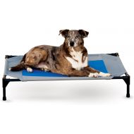 K&H Pet Products KH Mfg Coolin Gray/Blue Pet Cot