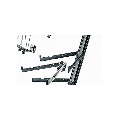  K&M Konig & Meyer 18860.000.30 Spider Pro Keyboard Stand | Height & Depth Adjustment For 2 Keyboards | Extendable Arms | Mic Boom Thread | Cable Clamp | Folds For Travel German Made Anodized Aluminum