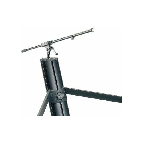  K&M Konig & Meyer 18860.000.35 Spider Pro Keyboard Stand | Height & Depth Adjustment For 2 Keyboards | Extendable Arms | Mic Boom Thread | Cable Clamp | Folds For Travel German Made Black Anodized