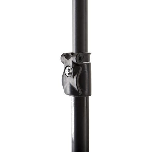  K&M 23755 3-Piece Aluminum Microphone Boompole (Black, 5')