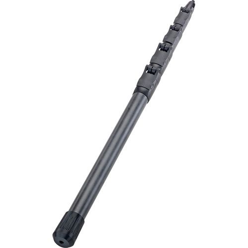  K&M 23785 5-Piece Carbon Fiber Microphone Boompole (Black, 9.3')