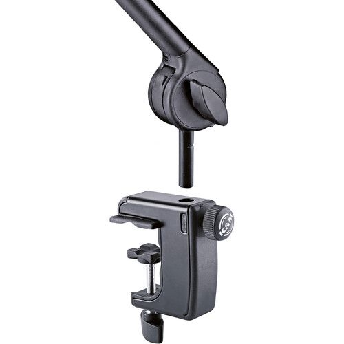  K&M Microphone Desk Arm (No Cable) (Black)