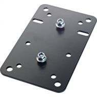 K&M Adapter Panel 1 Vertical Universal Mounting Bracket (Black)