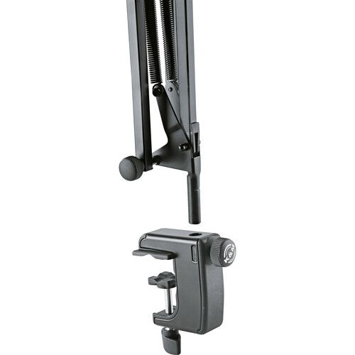  K&M 23850 Broadcast Microphone Desk Arm with Clamp