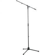 K&M 21020 Tripod Microphone Stand with Boom (Black)