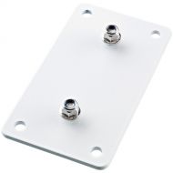 K&M Adapter Panel 3 Vertical Mounting Bracket (White)