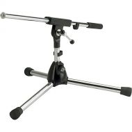 K&M 259/1 Extra Low Microphone Stand with Boom Arm (Gray)