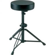 K&M 14015 Drummer's Throne - Imitation Leather (Black)