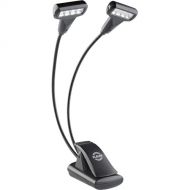 K&M 12273 Dual 4-LED T-Model FlexLight for Music Stands (Black)