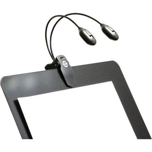  K&M 12270 Clamp-On Music Stand Light (Twin Head, Black)