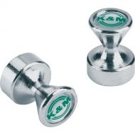 K&M Zinc-Plated Power Magnets(2-Pack)