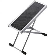 K&M 14670 Height-Adjustable Footrest (Nickel-Colored)