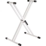 K&M 18993 Rick 20 X-Style Keyboard Stand (White)