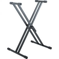 K&M 18993 Rick 20 X-Style Keyboard Stand (Black)