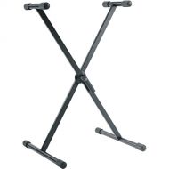 K&M 18930 Keyboard Stand, X Style (Black)