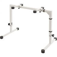 K&M 18810 Omega Table-Style Keyboard Stand (White)