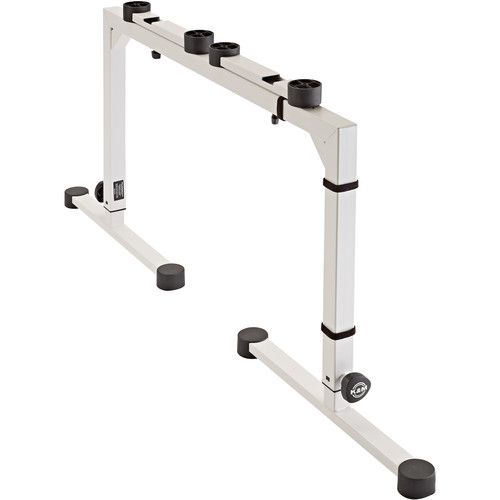  K&M 18810 Omega Table-Style Keyboard Stand (White)