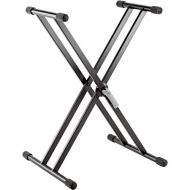 K&M 18997 Double-X Keyboard Stand with Clamping Lever