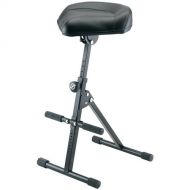 K&M 14047 Musician's Stool (Black Leather)