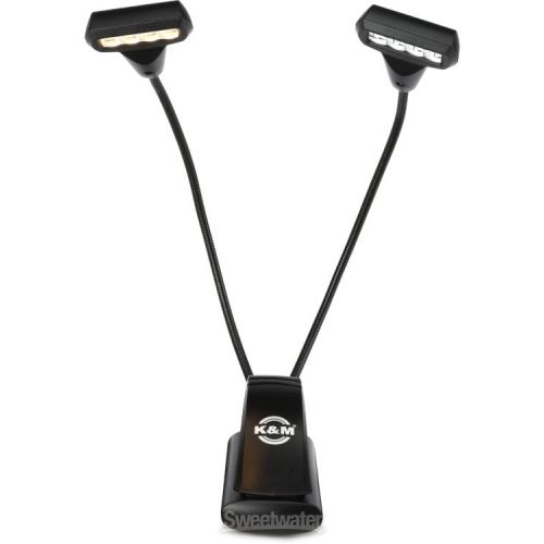  K&M 12273 Dual T-Model LED FlexLight Music Stand Light