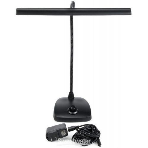  K&M 12298 LED Piano Lamp - Black