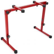 K&M 18820 Omega Pro Keyboard Stand - Ruby Red