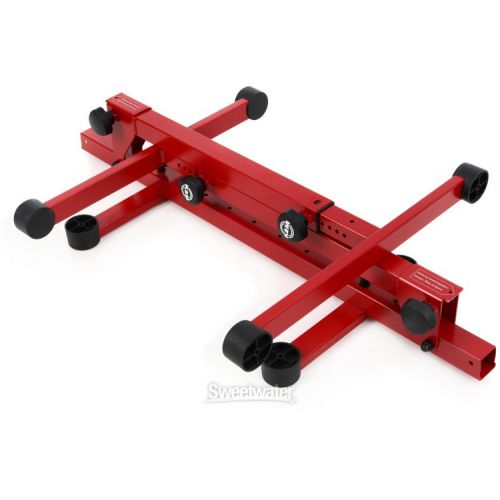  K&M 18820 Omega Pro Keyboard Stand - Ruby Red