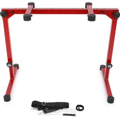  K&M 18820 Omega Pro Keyboard Stand - Ruby Red