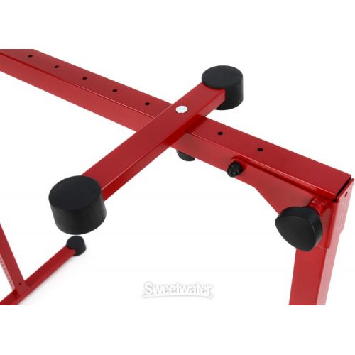  K&M 18820 Omega Pro Keyboard Stand - Ruby Red