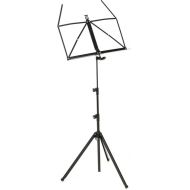 K&M 100/1 Folding Music Stand - Black