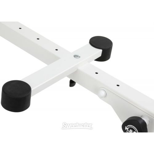  K&M 18820 Omega Pro Keyboard Stand - Pure White